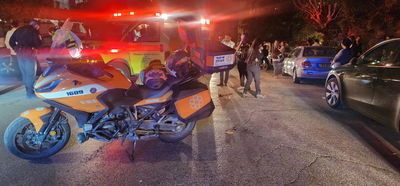 זירת התאונה בירושלים