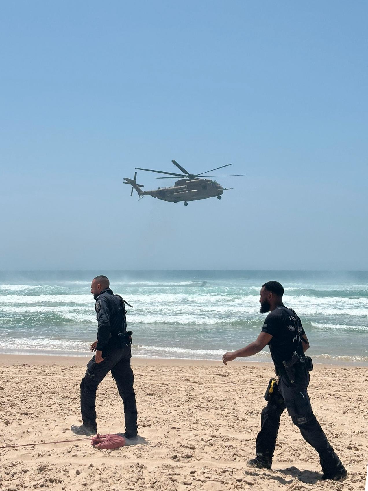 זירת ההתרסקות בבת ים
