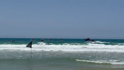 זירת ההתרסקות בבת ים