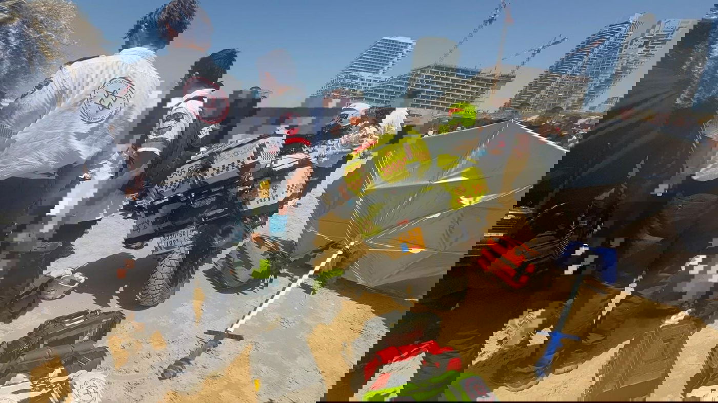 זירת ההתרסקות בבת ים