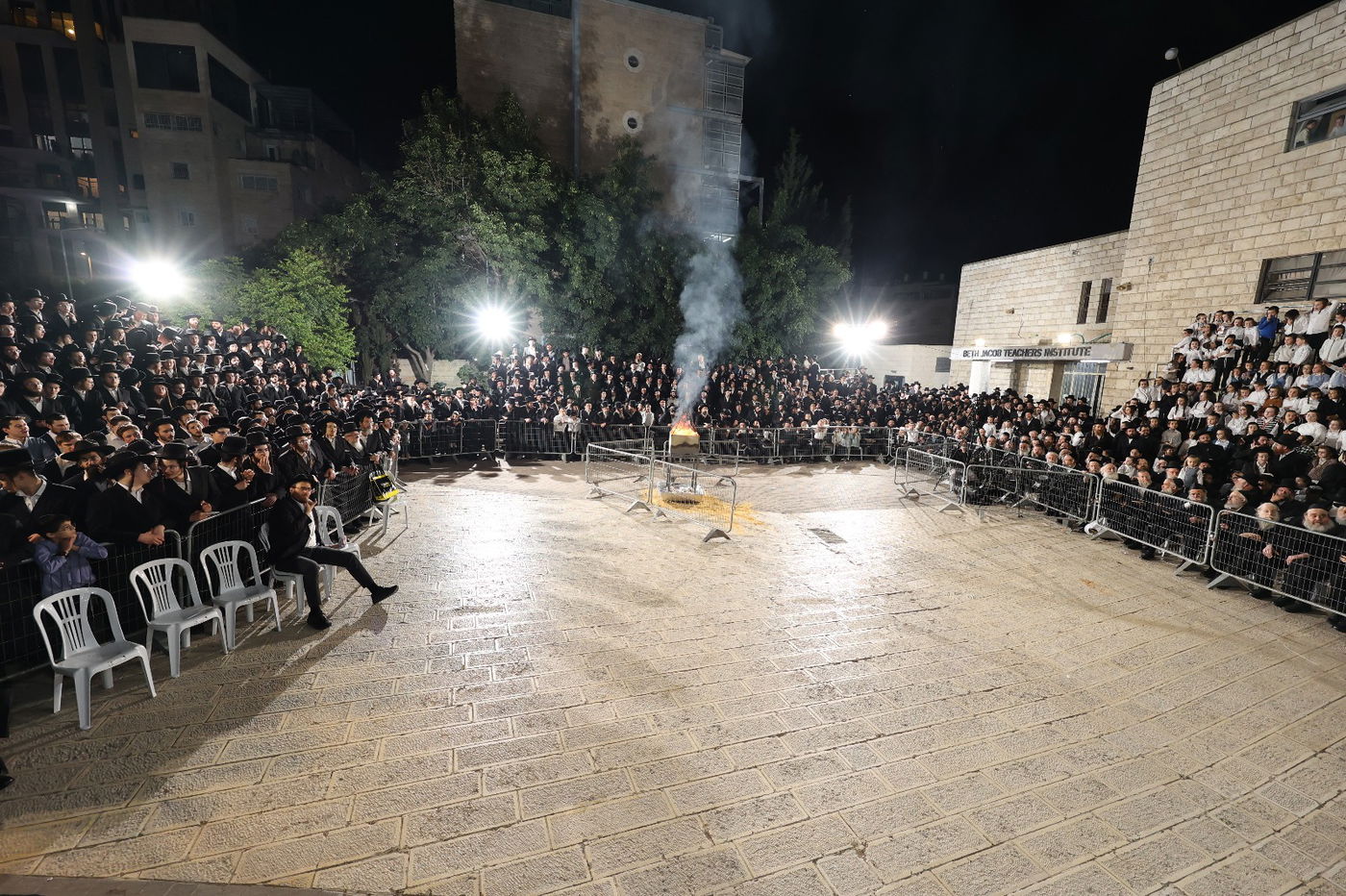 הגר"ש אלתר בהדלקה ל"ג בעומר