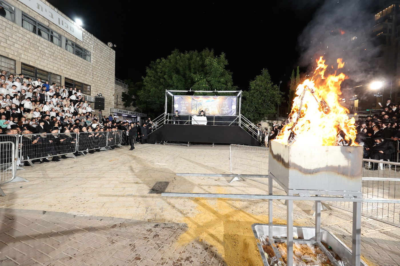 הגר"ש אלתר בהדלקה ל"ג בעומר