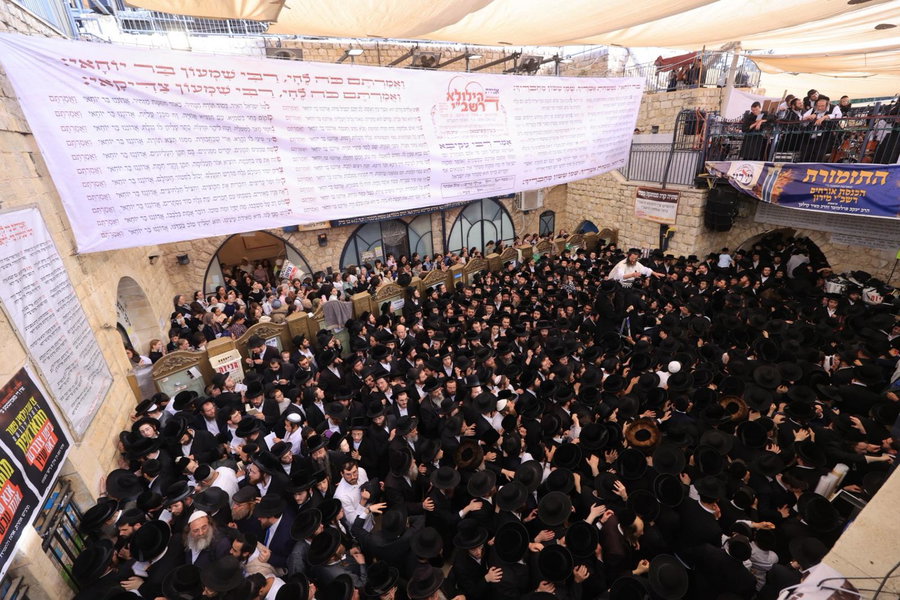 מירון במספרים: 200,000 יהודים זכו השנה להגיע לרשב"י
