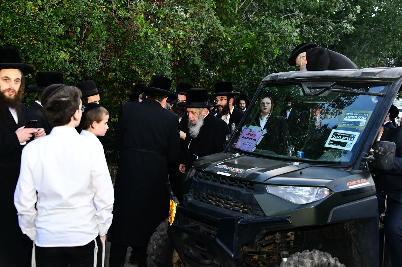 האדמו"ר מסלאנים בל"ג בעומר במירון תשפ"ה