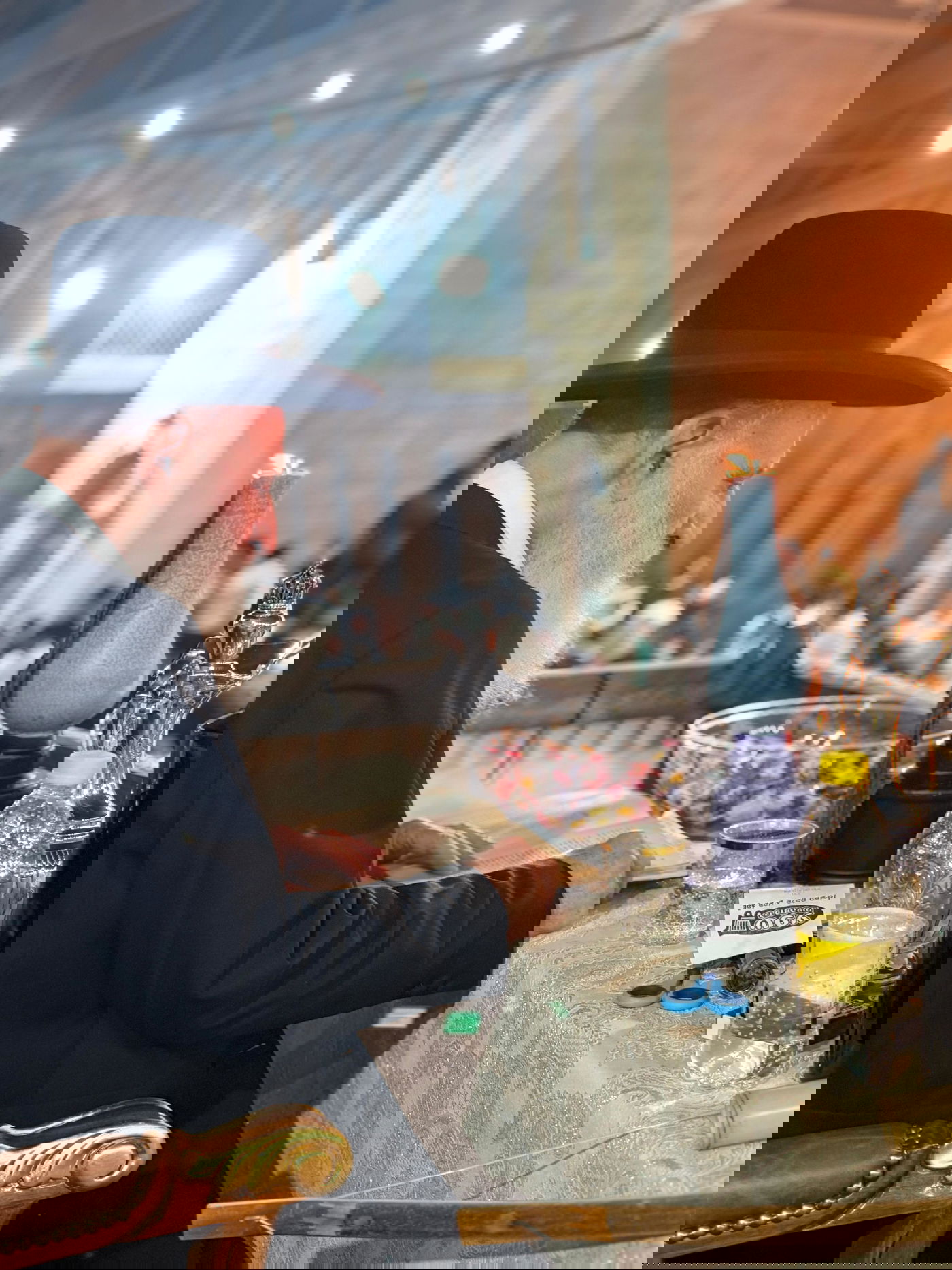 הגאון רבי ראובן אלבז בהדלקה לכבוד רשב"י