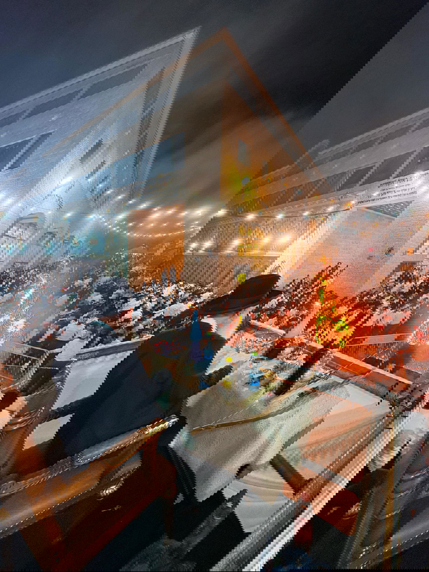 הגאון רבי ראובן אלבז בהדלקה לכבוד רשב"י