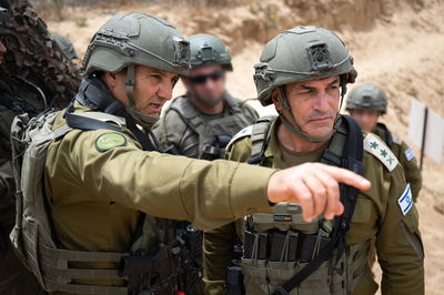 הרמטכ״ל ברצועת עזה, היום