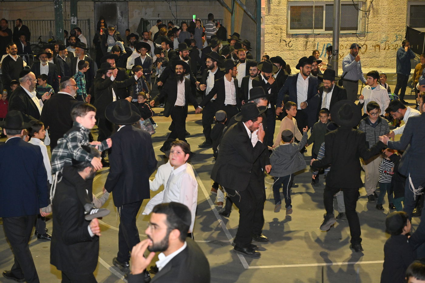 ההדלקה המרכזית בשכונת 'שמואל הנביא' בירושלים