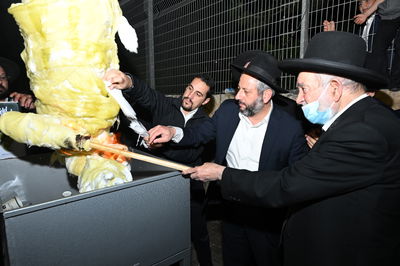 ההדלקה המרכזית בשכונת 'שמואל הנביא' בירושלים