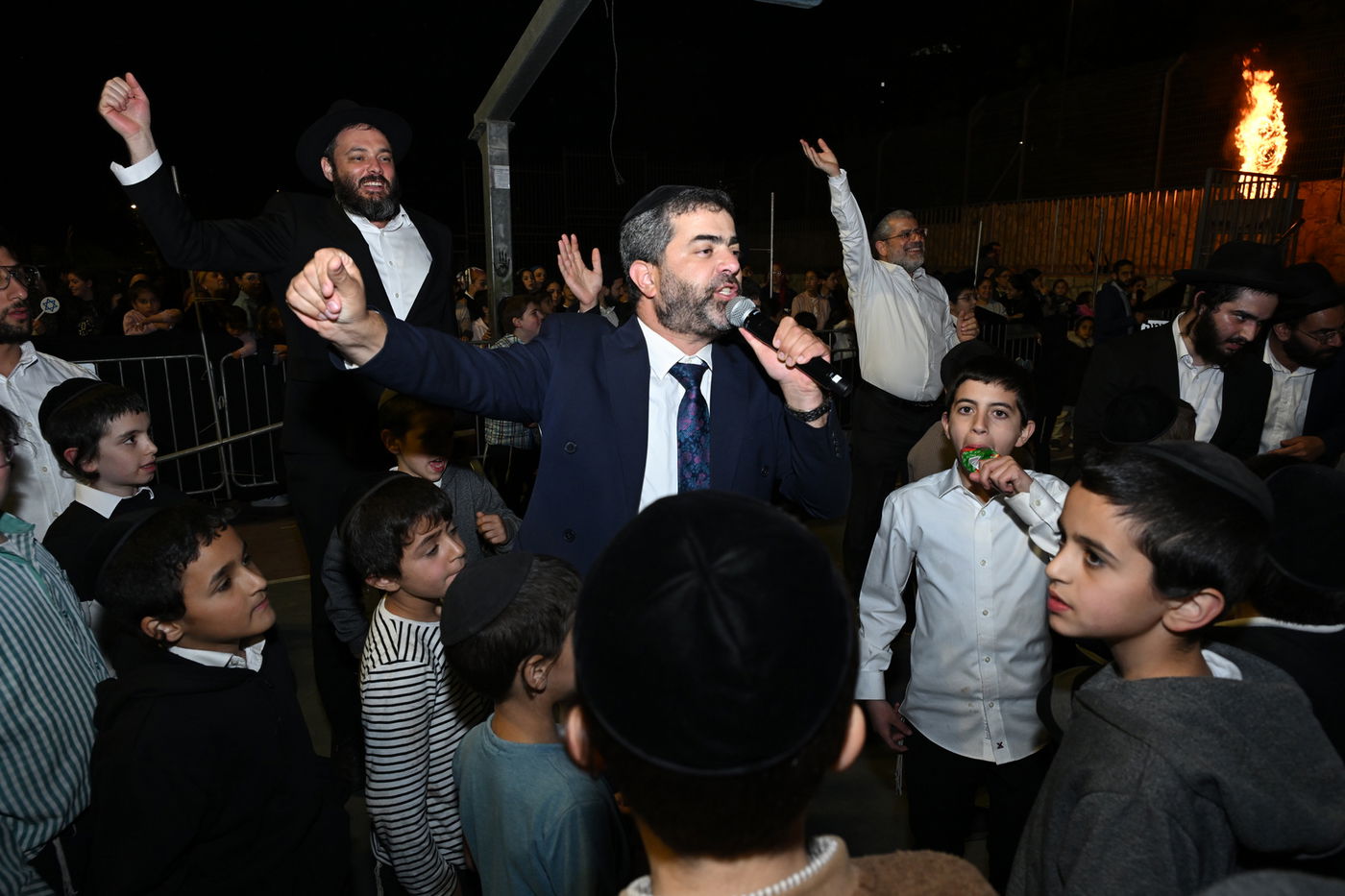 ההדלקה המרכזית בשכונת 'שמואל הנביא' בירושלים