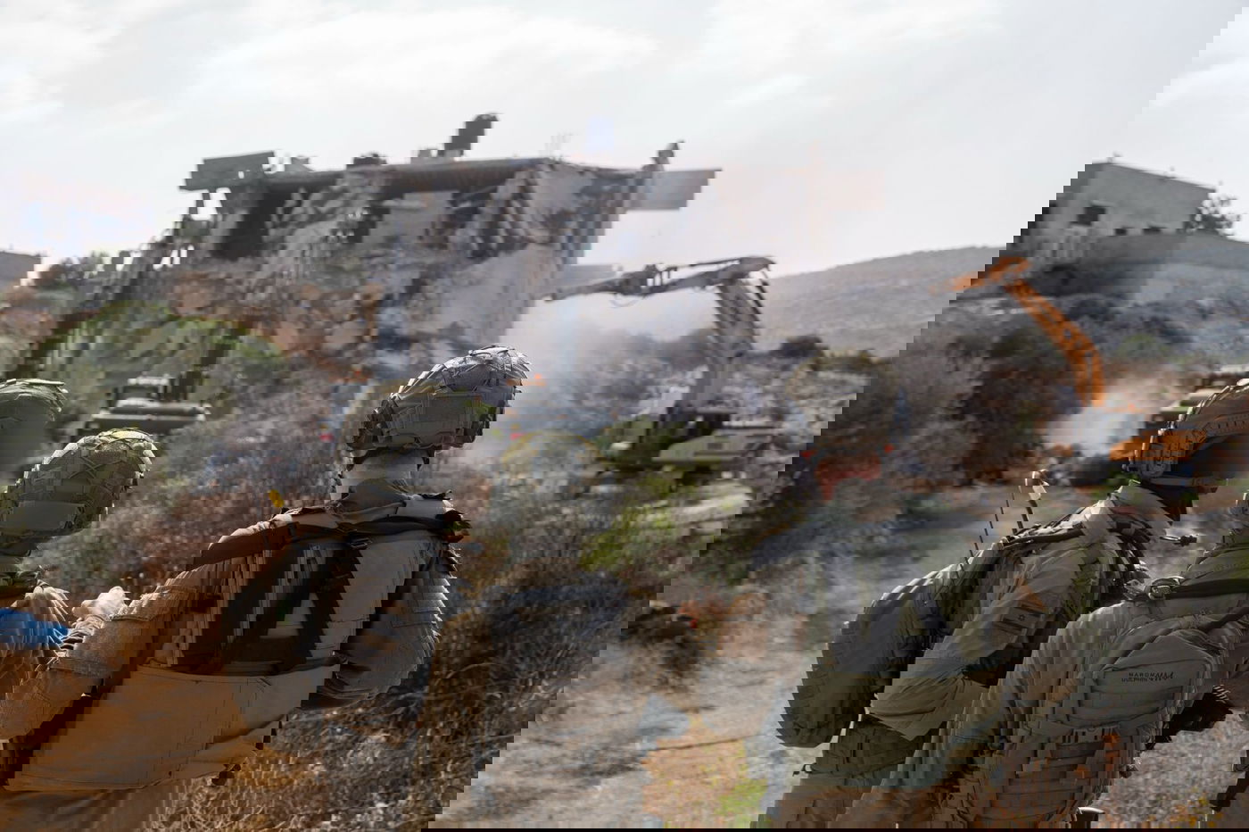 הריסת מבנים לא חוקיים בכפר הערבי ברוכין