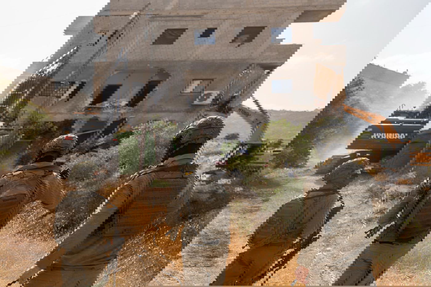 הריסת מבנים לא חוקיים בכפר הערבי ברוכין