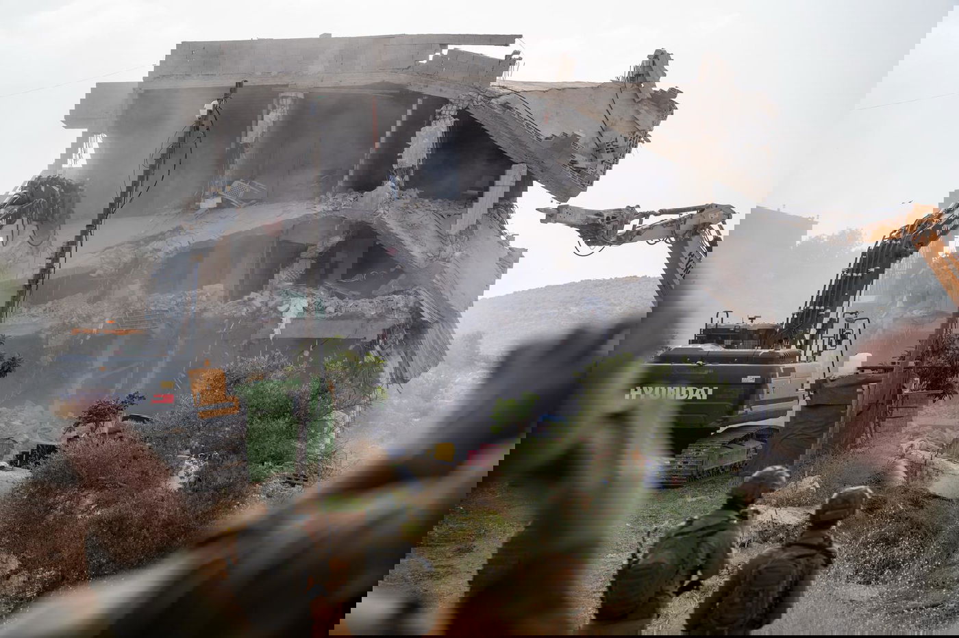 הריסת מבנים לא חוקיים בכפר הערבי ברוכין