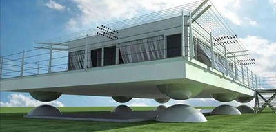 הדמייה של הבית המרחף