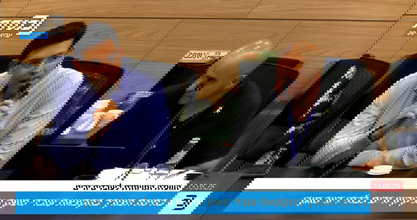 נציגי ארגון 'קדם' בדיון בוועדת העובדים בכנסת על מצוקת עובדי הניקיון בדיור המוגן