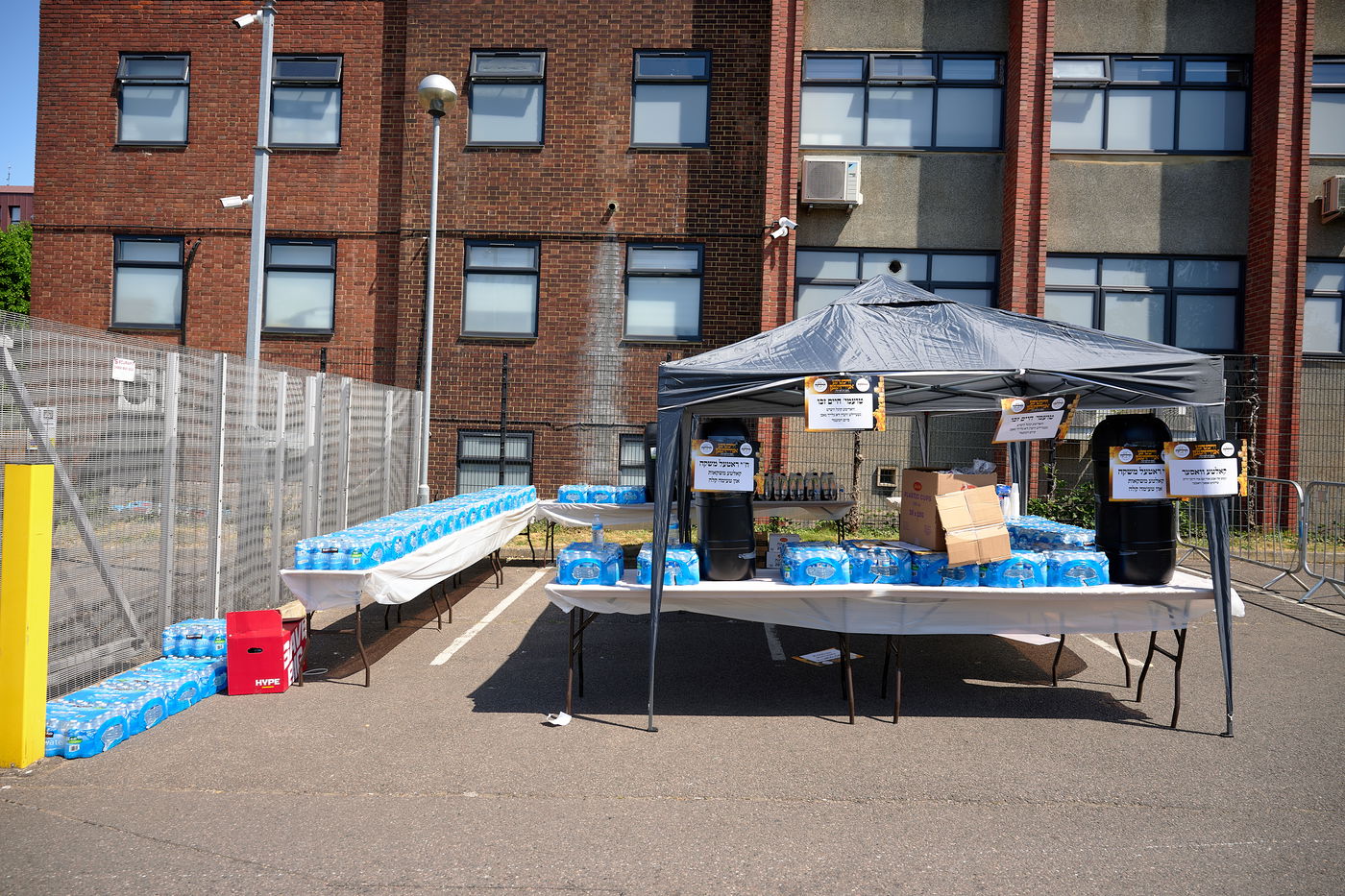 הרה"צ רבי שמעלקא בידרמן בהדלקה הגדולה בלונדון