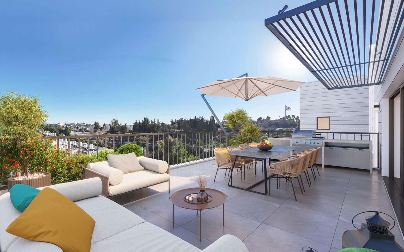 פרויקט JERUSALEM UP, הממוקם בליבה של שכונת בית וגן בירושלים, מציע חוויית מגורים איכותית