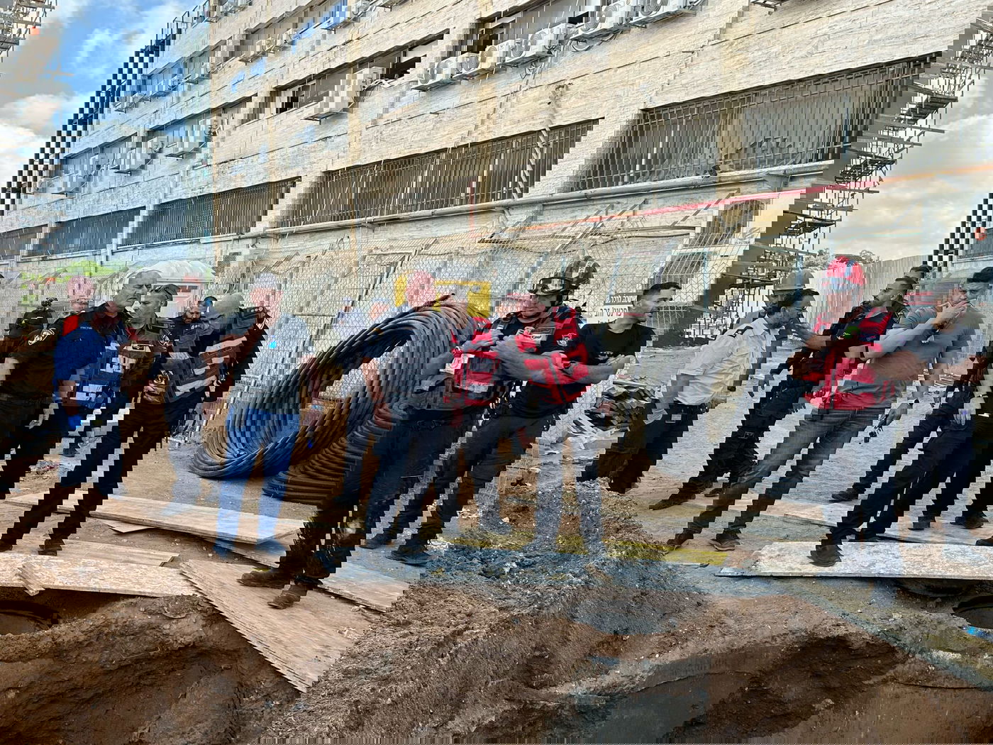 שוטרים בזירה