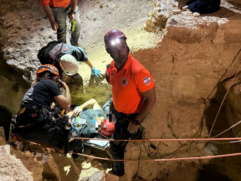 חילוץ המטייל מהבוקר בסמוך לנחל תקוע