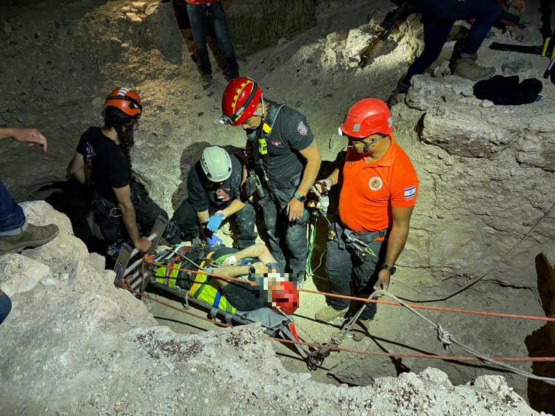 חילוץ המטייל מהבוקר בסמוך לנחל תקוע