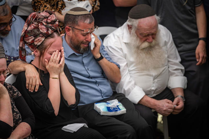 "תדרוש גאולה", זעקה האלמנה הצעירה בהספד קורע לב