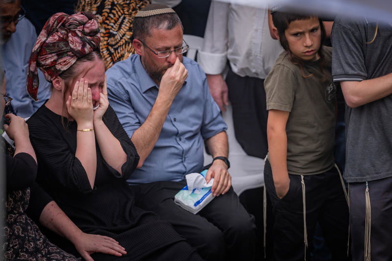 "תדרוש גאולה", זעקה האלמנה הצעירה בהספד קורע לב