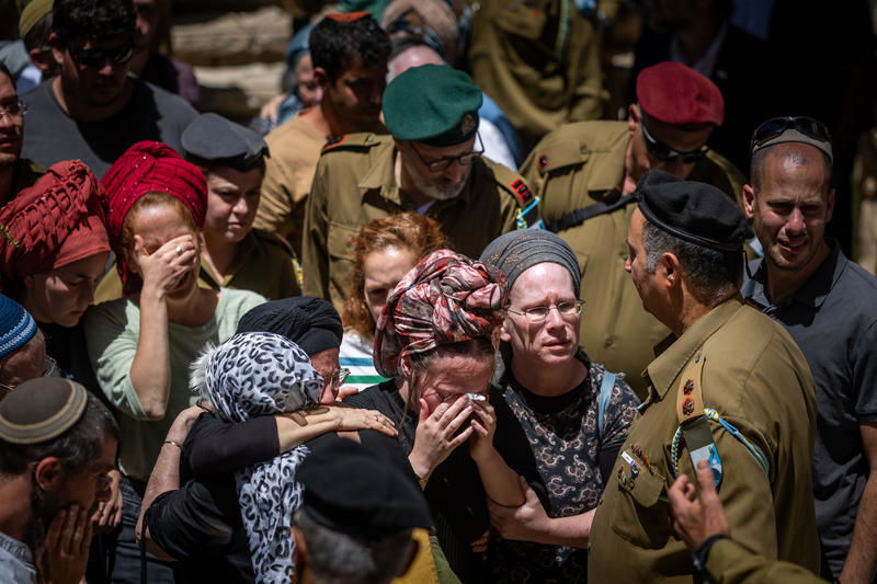 "תדרוש גאולה", זעקה האלמנה הצעירה בהספד קורע לב