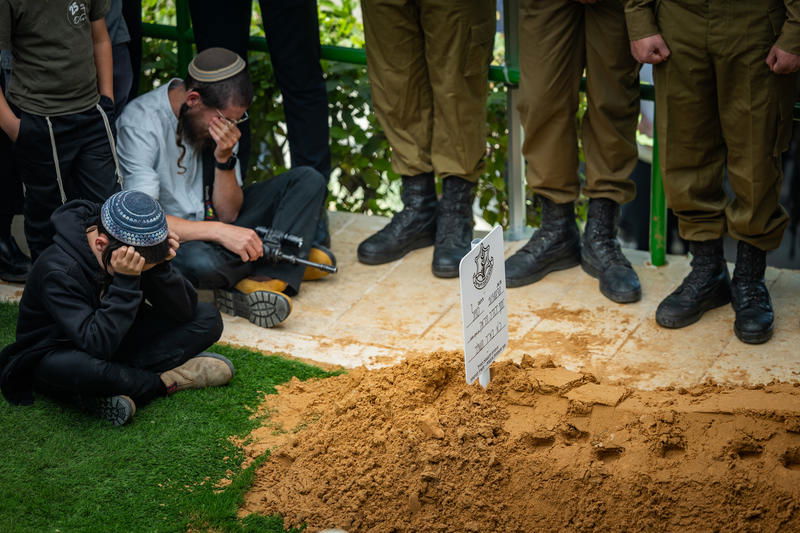 "תדרוש גאולה", זעקה האלמנה הצעירה בהספד קורע לב