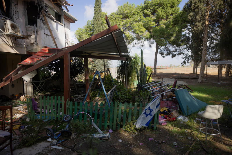 ההרס בקיבוץ כיסופים במתקפת חמאס