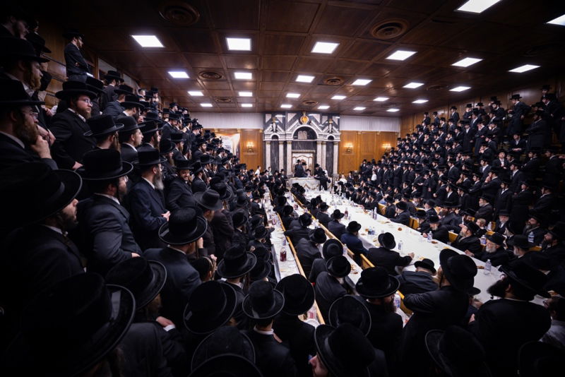 ל"ג בעומר בחצה"ק צאנז קלויזנבורג