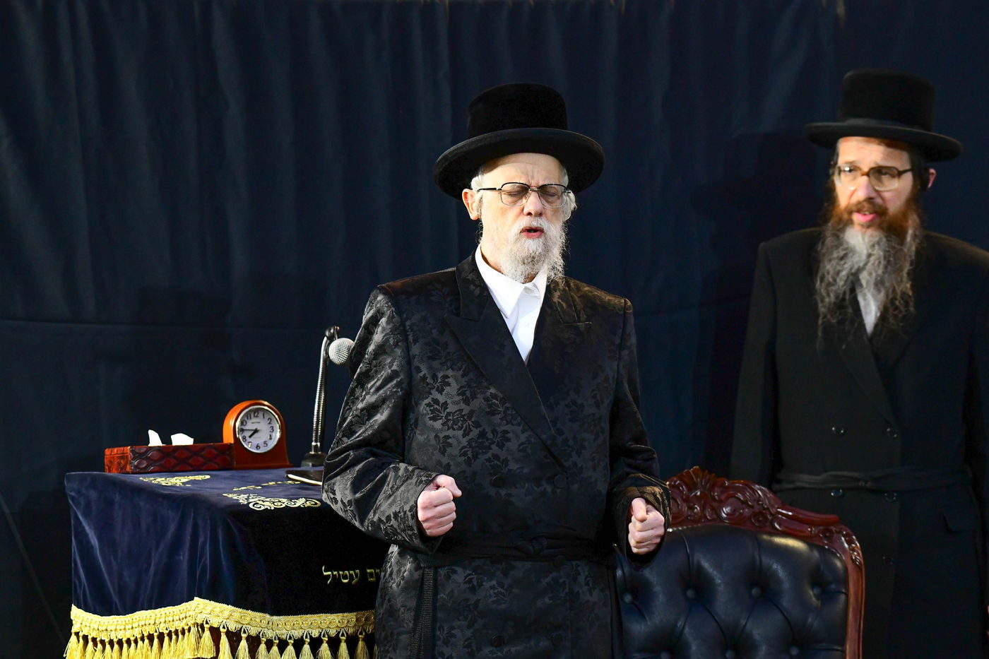 האדמו"ר מסערט ויז'ניץ באתרא קדישא מירון