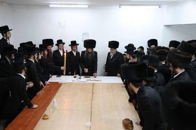 האדמו"ר מסטריקוב ירושלים בשבת התאחדות בעיה"ק צפת