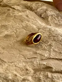  טבעת הזהב שנחשפה בחפירות רשות העתיקות בעיר דוד 