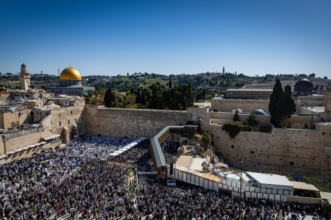 מראה מעורר השראה. הכותל
