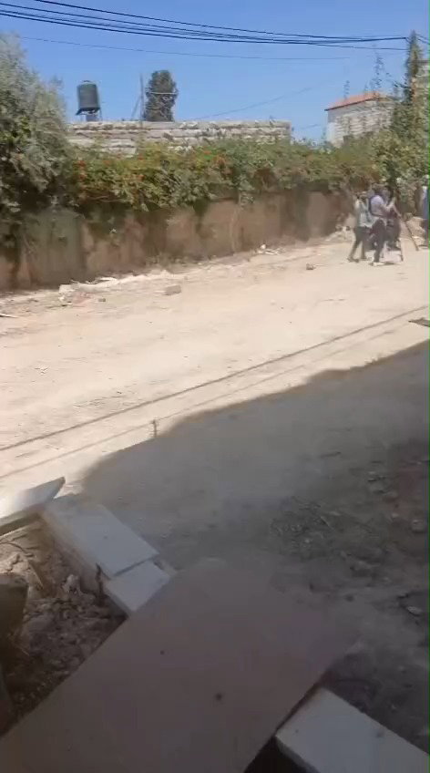 הירי בג'נין בעת ביקור המשלחת