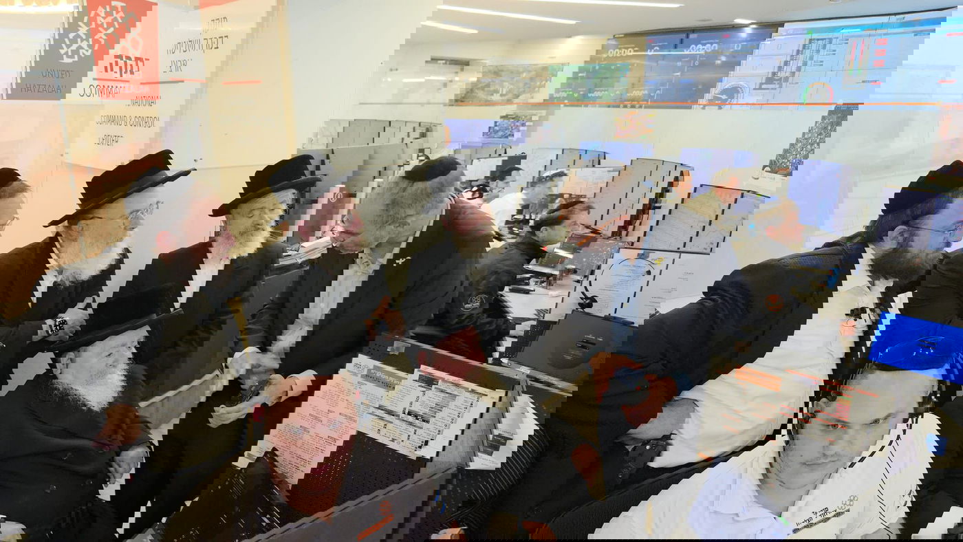 הביקור של הרב וובר באיחוד הצלה