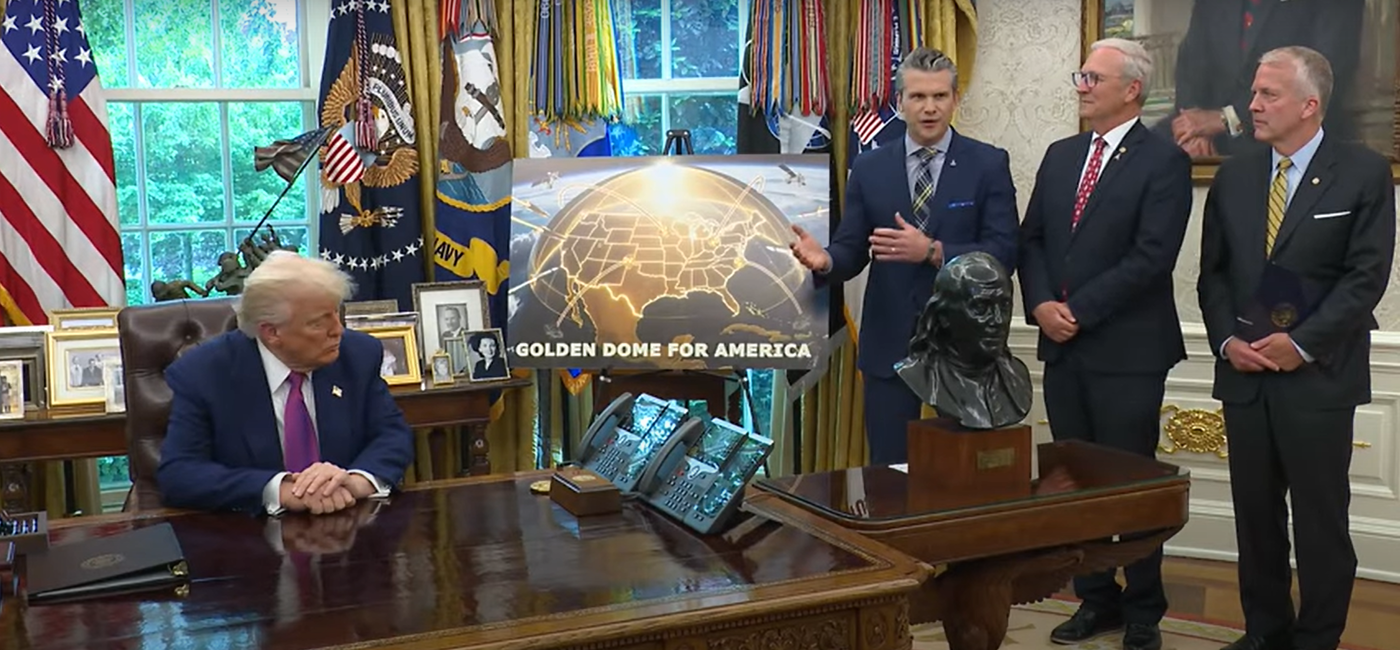 טראמפ מכריז על פרויקט "כיפת הזהב"