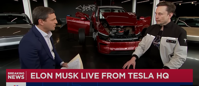 אילון מאסק בראיון ל-CNBC ביום שלישי