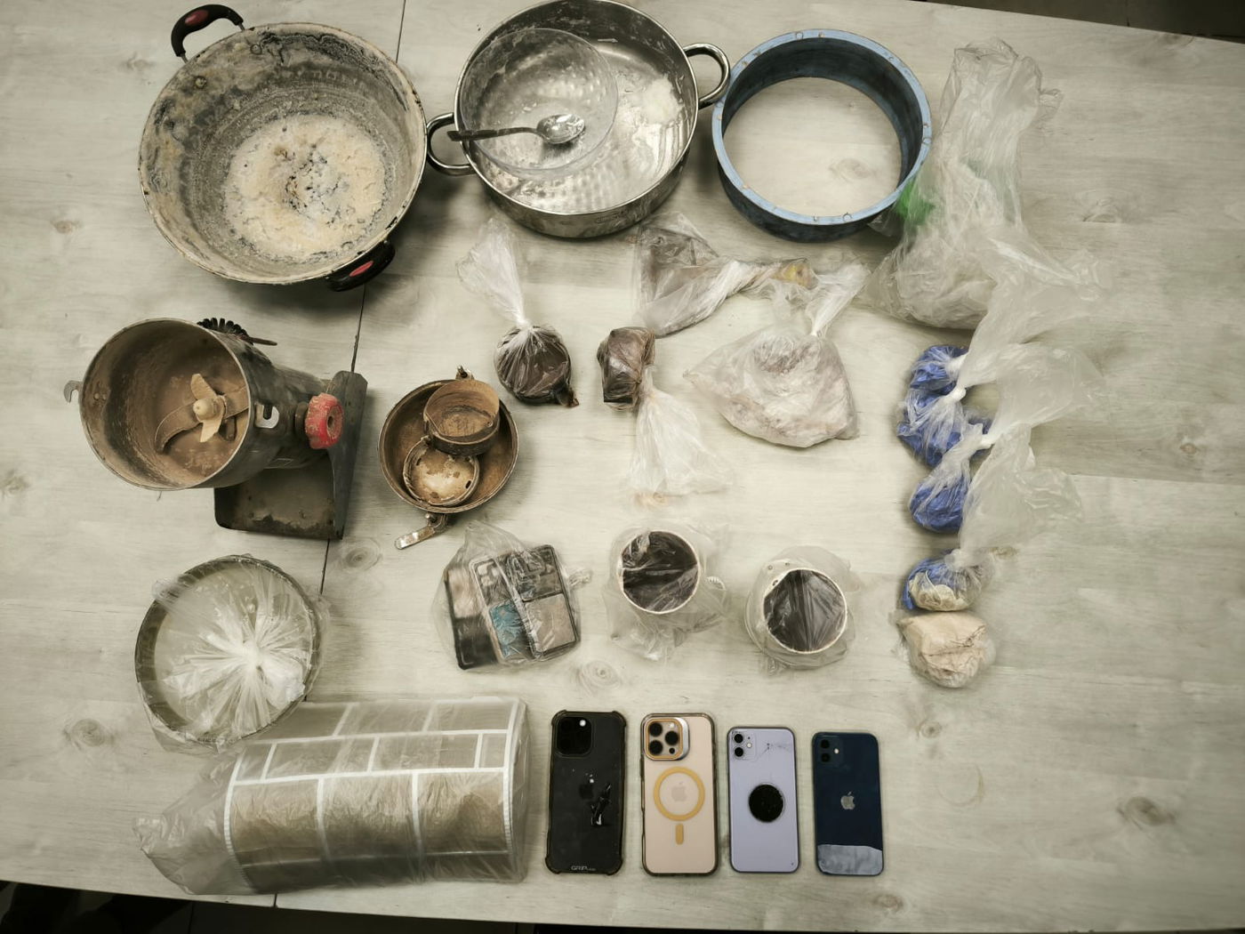 החומרים שנתפסו