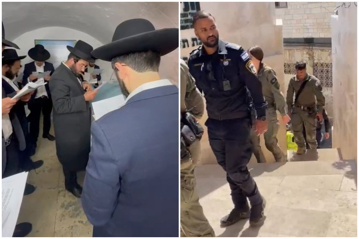 השוטרים והאברכים בציון רבי חנינא בן דוסא, היום