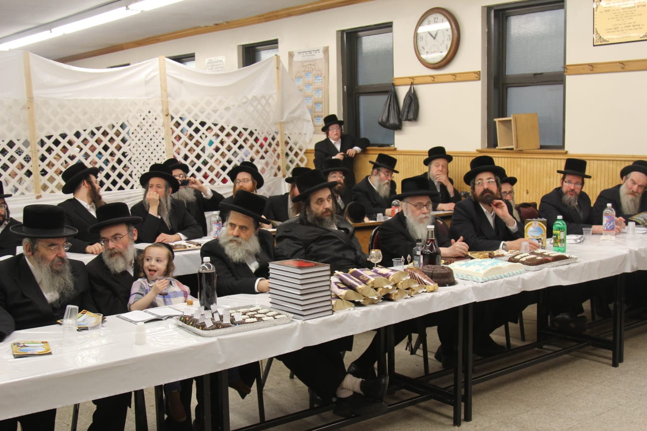 הרה"ח ר' אפרים רוזנברג ז"ל, לצד יבלחט"א הגה"צ אב"ד קריית ויז'ניץ 