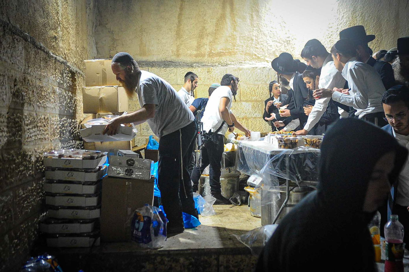 ספירת 'יסוד שביסוד' בקבר יוסף הצדיק בשכם