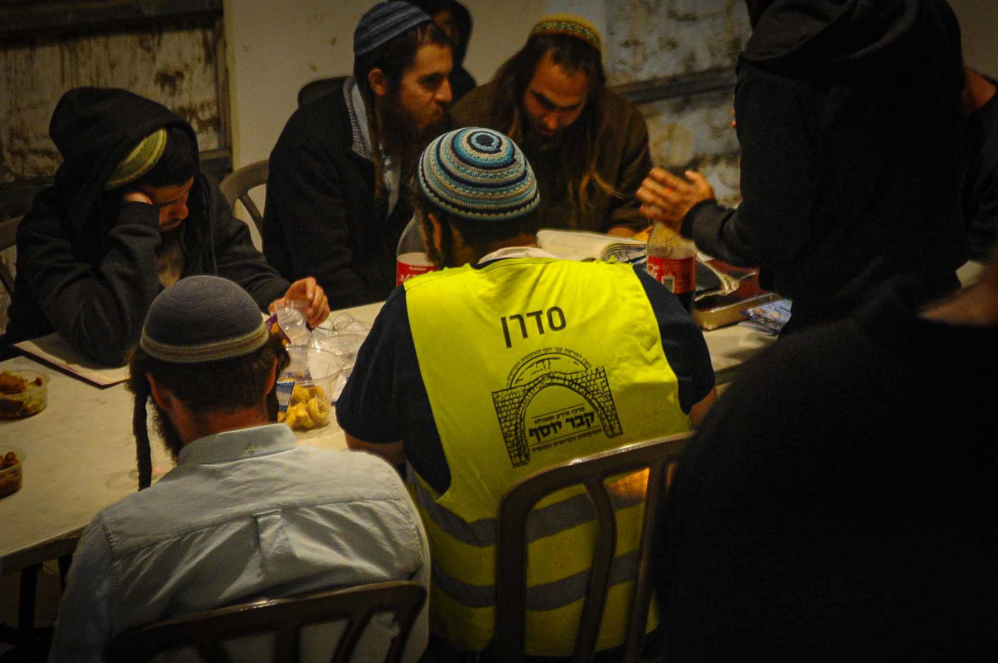 ספירת 'יסוד שביסוד' בקבר יוסף הצדיק בשכם