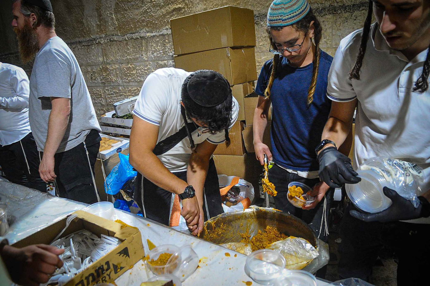 ספירת 'יסוד שביסוד' בקבר יוסף הצדיק בשכם