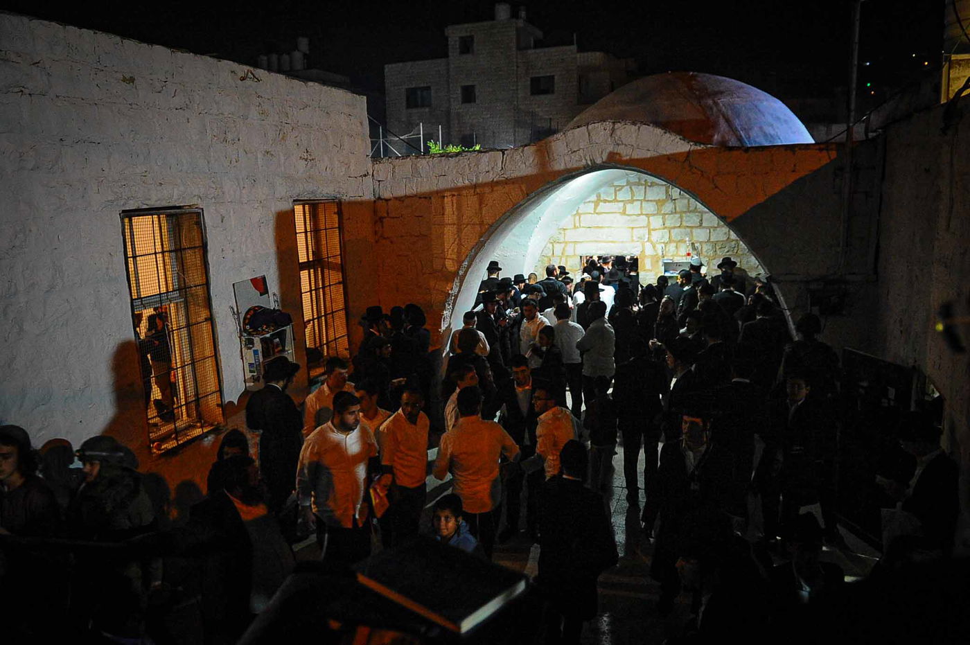 ספירת 'יסוד שביסוד' בקבר יוסף הצדיק בשכם