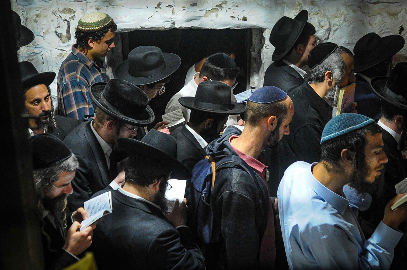 ספירת 'יסוד שביסוד' בקבר יוסף הצדיק בשכם