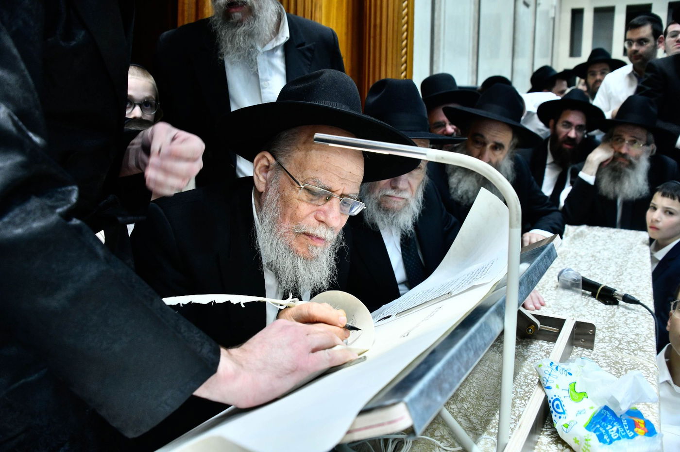 כותבים אות בספר התורה המוהדר