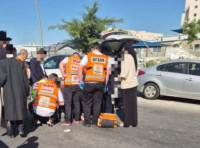 זירת התאונה בבית שמש