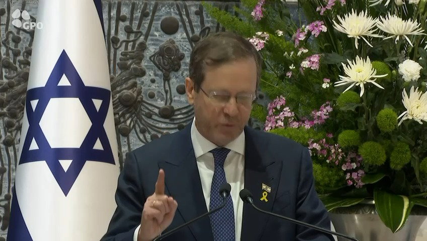 דבריו של הנשיא, היום