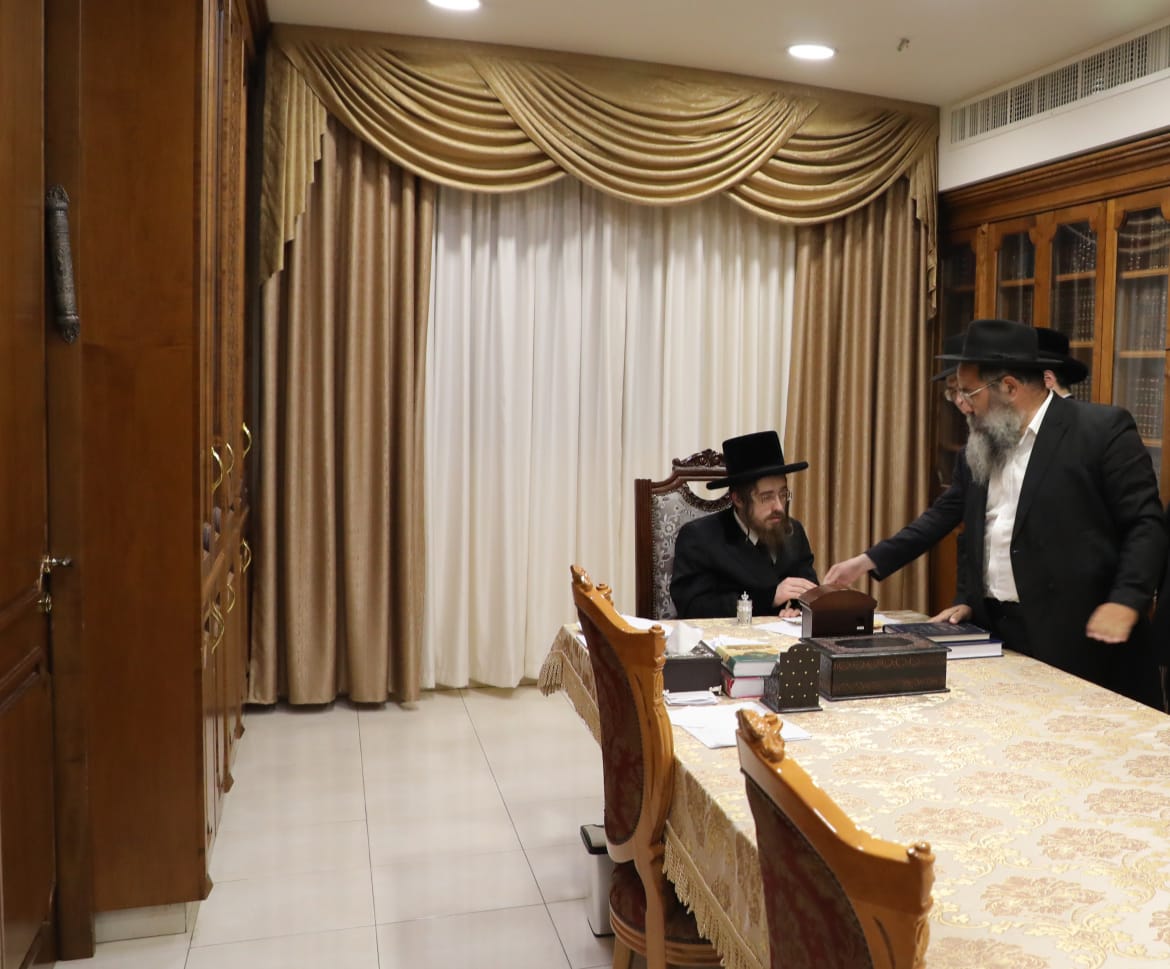 הרב משה הורוביץ אצל האדמו"ר מסאדיגורה